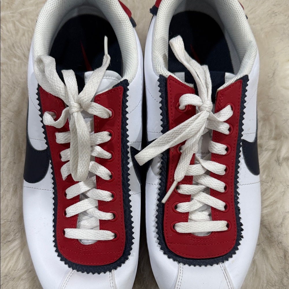 Nike Red and White Athletic Shoes
